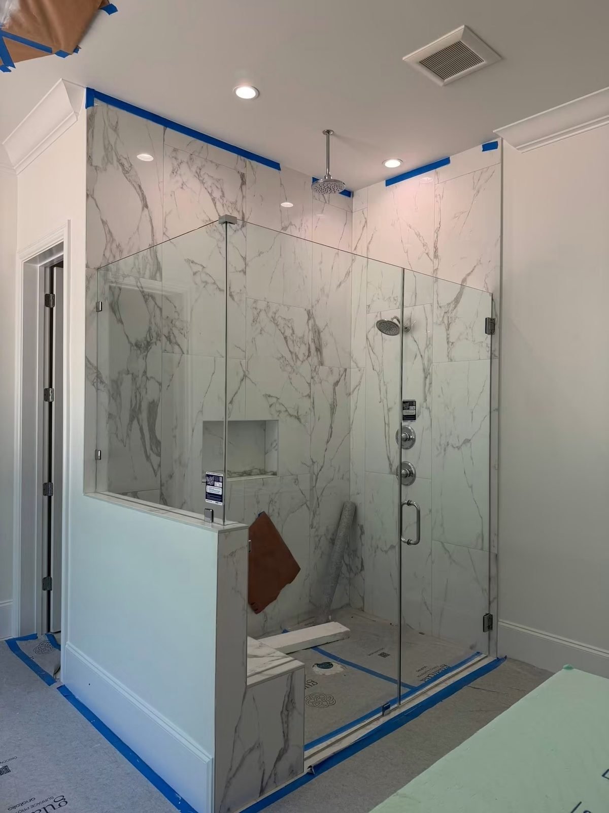 Custom glass project by Maven Glass