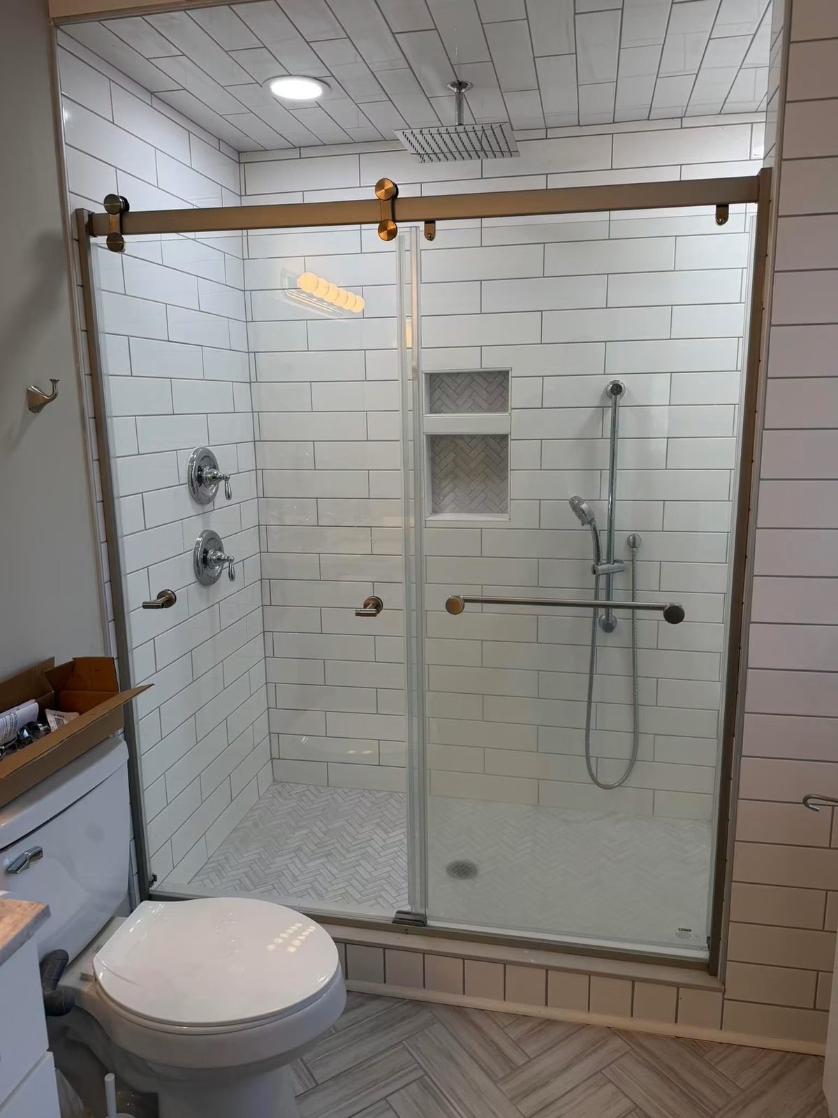 Custom glass project by Maven Glass