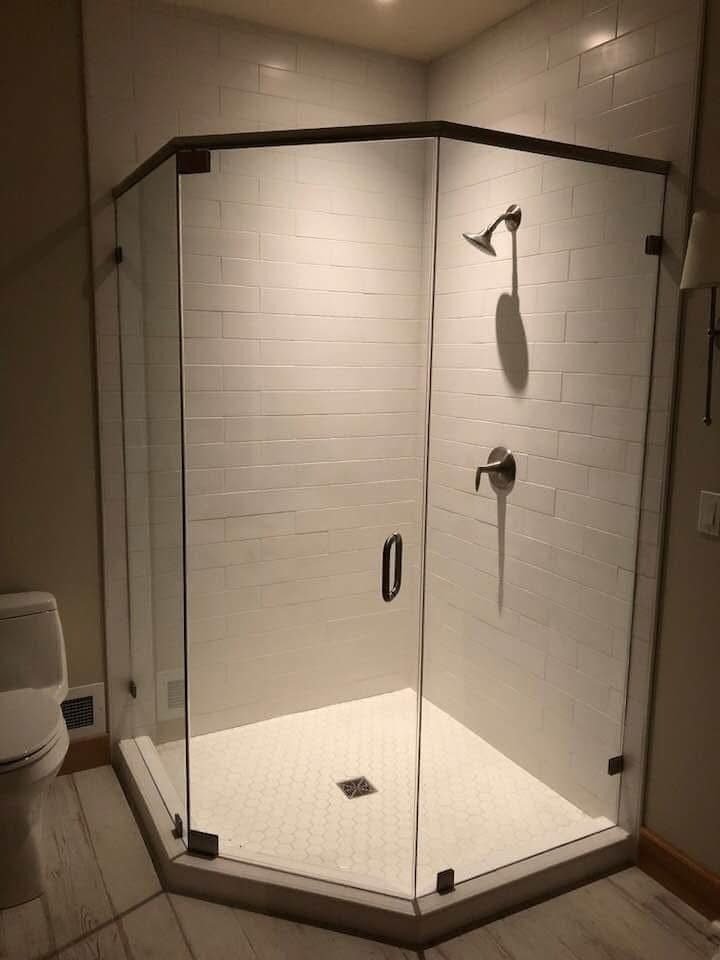Custom glass project by Maven Glass