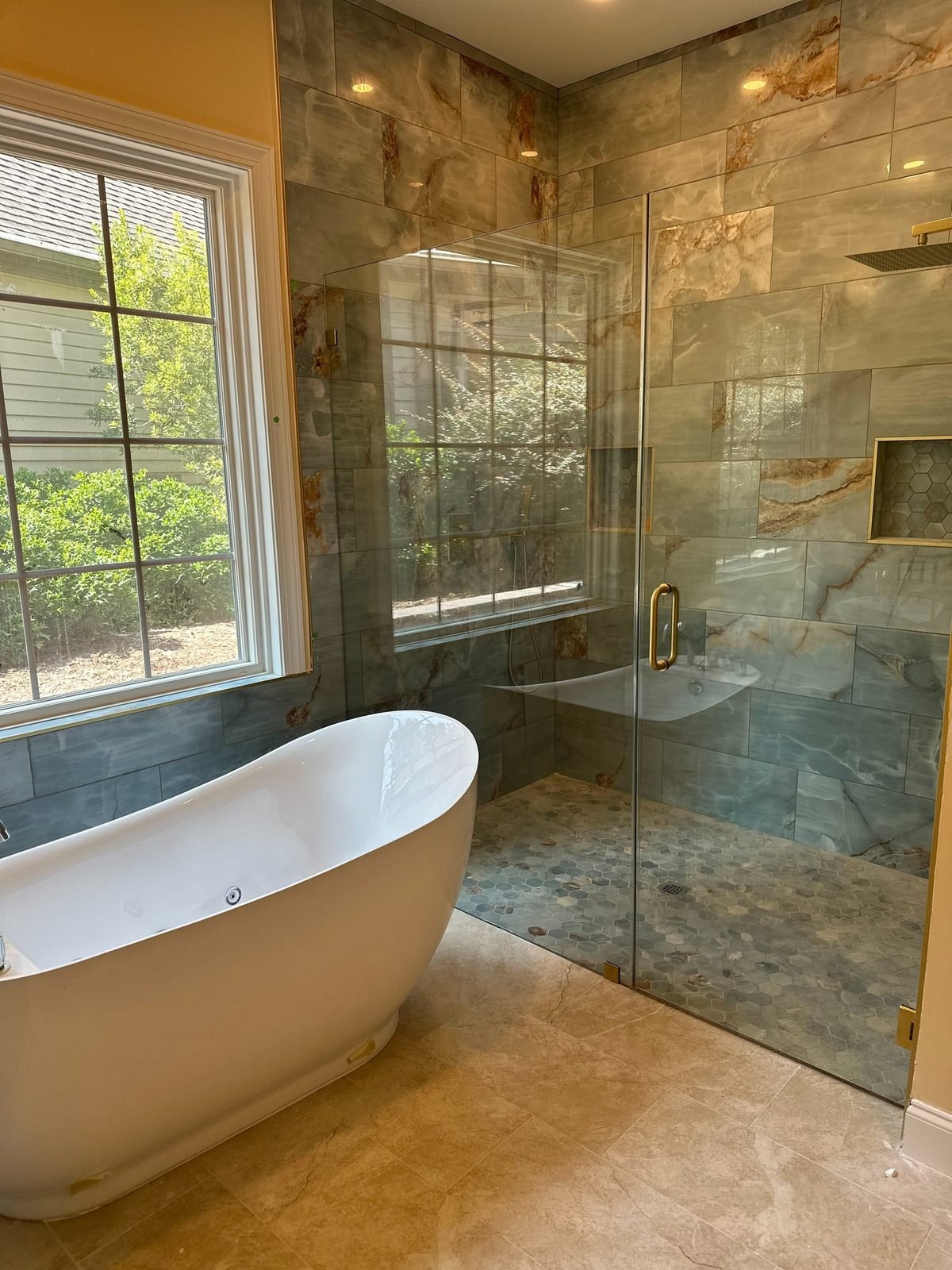 Custom glass project by Maven Glass