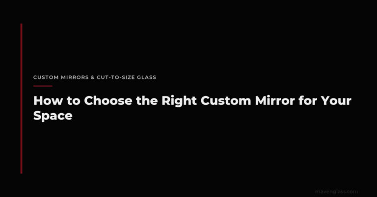 Custom Mirror Sizing and Placement Guide