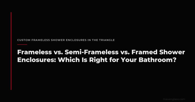Frameless vs Framed Shower Enclosure: Which Is Right?