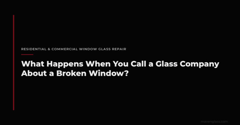Window Glass Repair Appointment: What to Expect
