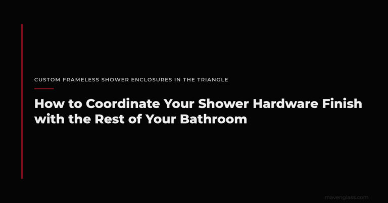 How to Coordinate Shower Hardware Finish with Your Bathroom