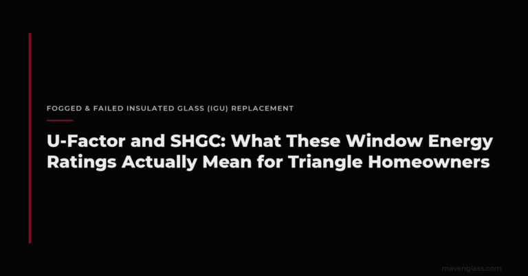 U-Factor & SHGC: Window Energy Ratings Explained