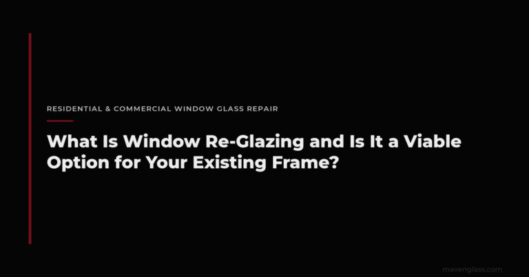 Window Reglazing Existing Frame: What to Know