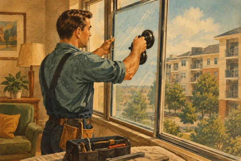 Apartment Window Glass Repair for Cary Rentals