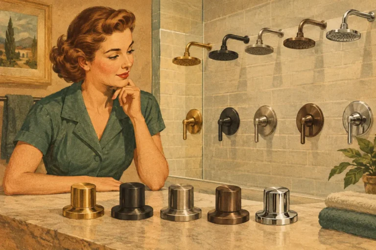 Choosing Shower Hardware Finishes