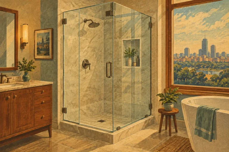Custom Shower Glass Enclosure Durham NC