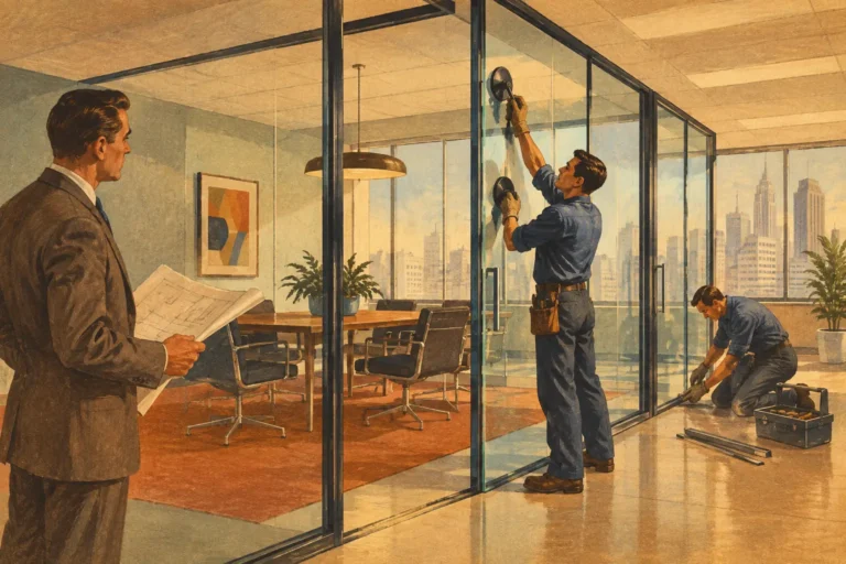 Glass Office Partition Installation, Done Right